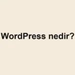 wordpress-nedir
