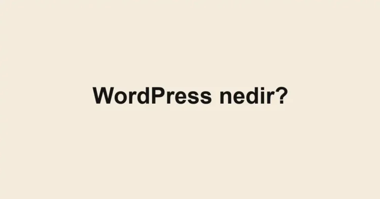 wordpress-nedir